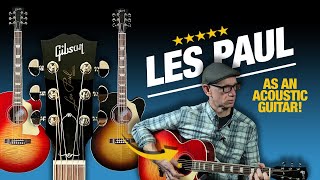 Video thumbnail for Gibson Made the Les Paul as an Acoustic Guitar!! by Acoustic Letter