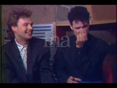 OMD French TV interview in Paris August 1986
