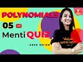 Polynomials Class 10 5 Menti Quiz CBSE Class 10 Maths Chapter 2 NCERT Vedantu Math Infinity