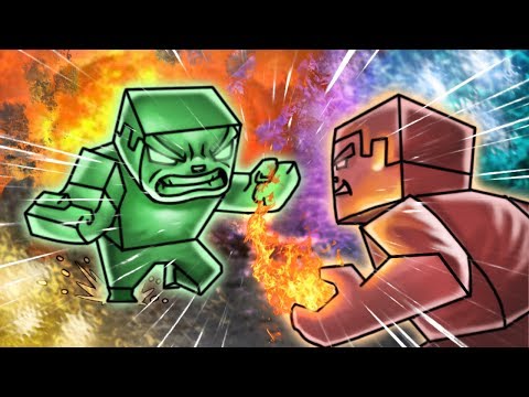 Minecraft | RED STEVE KILLS GREEN STEVE? (Battle of the Steves)