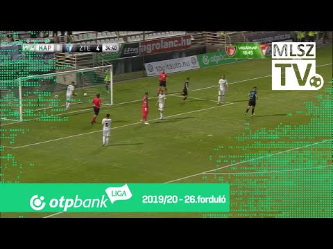 Radó András második gólja a Kaposvári Rákóczi FC – ZTE FC mérkőzésen