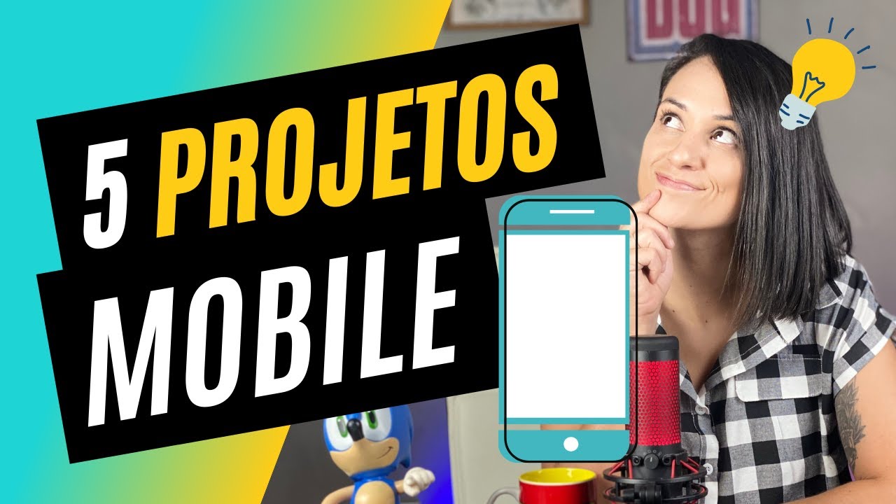 5 projetos MOBILE para o seu PORTFÓLIO (Ideias de aplicativos)