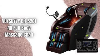 VUYSUYVY BH-5201 4D Massage Chair Review | Ultimate Full Body Relaxation 2025!