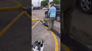 Vibes and Thrills: Asphalt Vibratory Compaction on Another Level! #asphalt #parkinglot