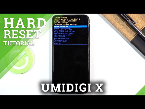 HARD RESET UMIDIGI X – Wipe Data / Remove Screen Lock