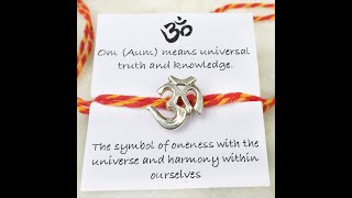 Pure Silver Rakhi. Shop now from our website www.silberuh.com