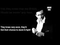 Johnny Cash - Paul Revere - LYRICS