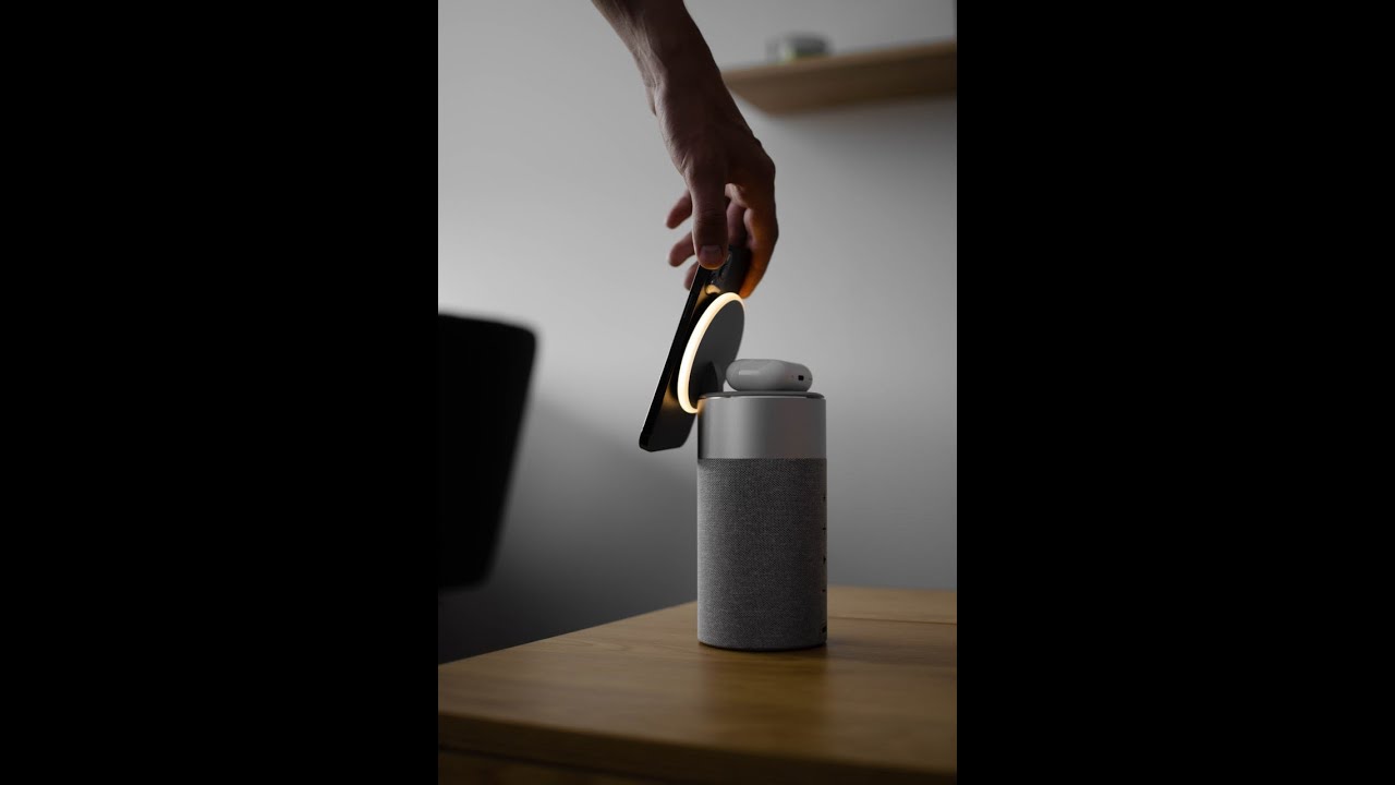 Уцінка БЗП WIWU Wi-W022 3 in 1 Wireless Charger+Bluetooth Speaker