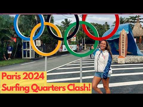 Surfing Stars | 2024 Olympic Quarter Finalist Surfers Surfing Teahupo'o
