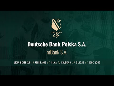 Skrót spotkania Deutsche Bank Polska S.A. - mBank S.A. ( Legia Biznes Cup Jesień 2019 )