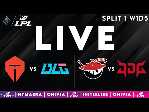 LPL 2025 Live Split 1 | LPL English W1D5 with Nymaera & Initialise TES vs BLG | AL vs JDG