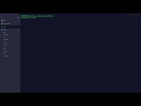 docker run without detach option