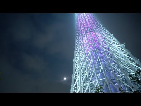 Tokyo SKYTREE 1st anniversary lighting