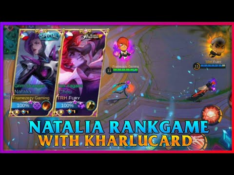 RANK GAME WITH TOP 1 SUPREME CHOU PLUS NATALIA | TOP 1 GLOBAL GAMEPLAY - MLBB
