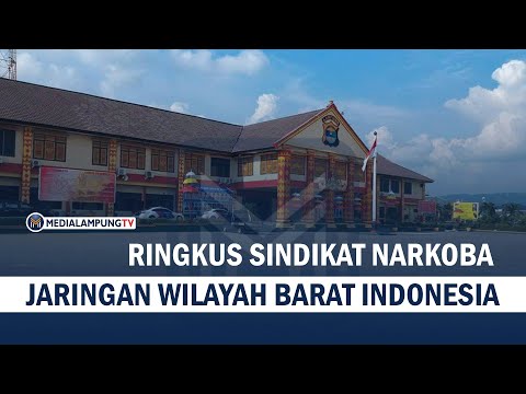 Polda Lampung Ringkus Sindikat Narkoba Jaringan Wilayah Bara