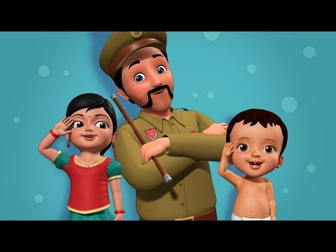Namma Police - Kids Community Helpers Song | Kannada Rhymes for Children | Infobells
