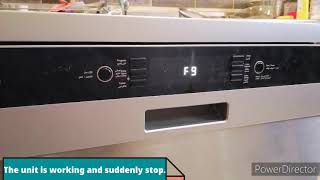 How to repair Dishwasher Error F9