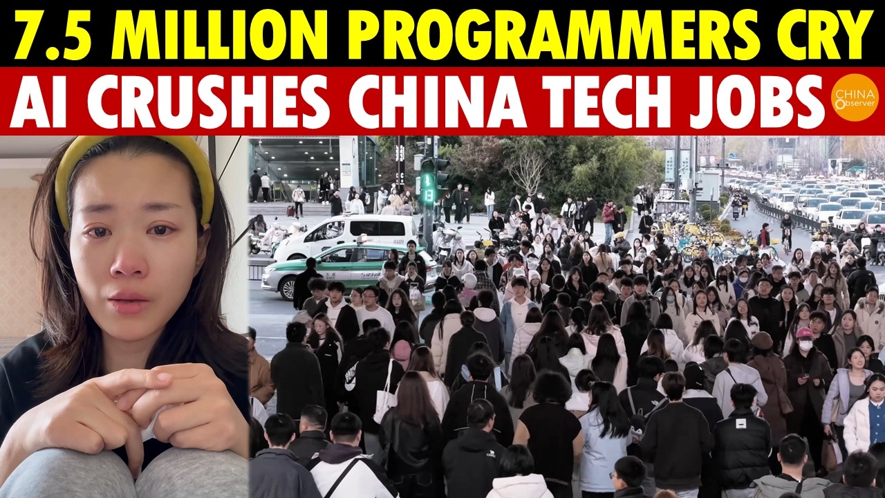 7.5 Million Chinese Programmers Cry as AI Bloodbaths Internet Giants, Even 22-Year Veterans Laid Off