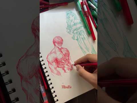 I have used montex super hit pen #thebhimsenart #art #drawing #sketch #artist #toji #jujutsukaisen