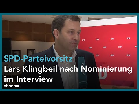 Nominierung für SPD-Vorsitz: Interview mit Lars Klingbeil am 08.11,21