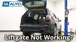 SUV Power Liftgate Won't Open? Bad Switch or Latch? How to Find Out!