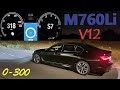 BMW M760Li 0 300 Km H Acceleration Topspeed Test Dragy GPS