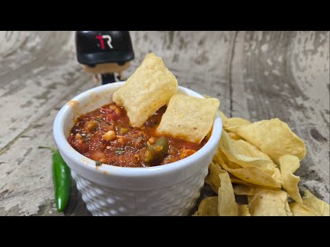 Homemade Salsa with Garden Fresh Tomatoes & Serranos – Easy Authentic Recipe!🌶🍅