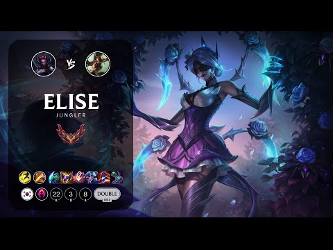Elise Jungle vs Nidalee - KR Grandmaster Patch 12.23