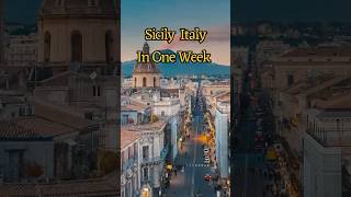 Sicily Italy | Sicily 7 Days Itinerary | Things to do in Sicily Italy | Sicily Travel Guide