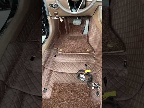 How to intall Mercedes-Benz floor mat #ekr #ekrleather #ekrcover #ekrmats