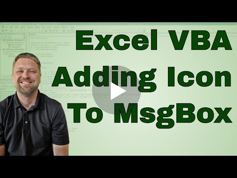 VBA put an Icon on Msgbox (Exclamation, Question Mark, Information, and X)
