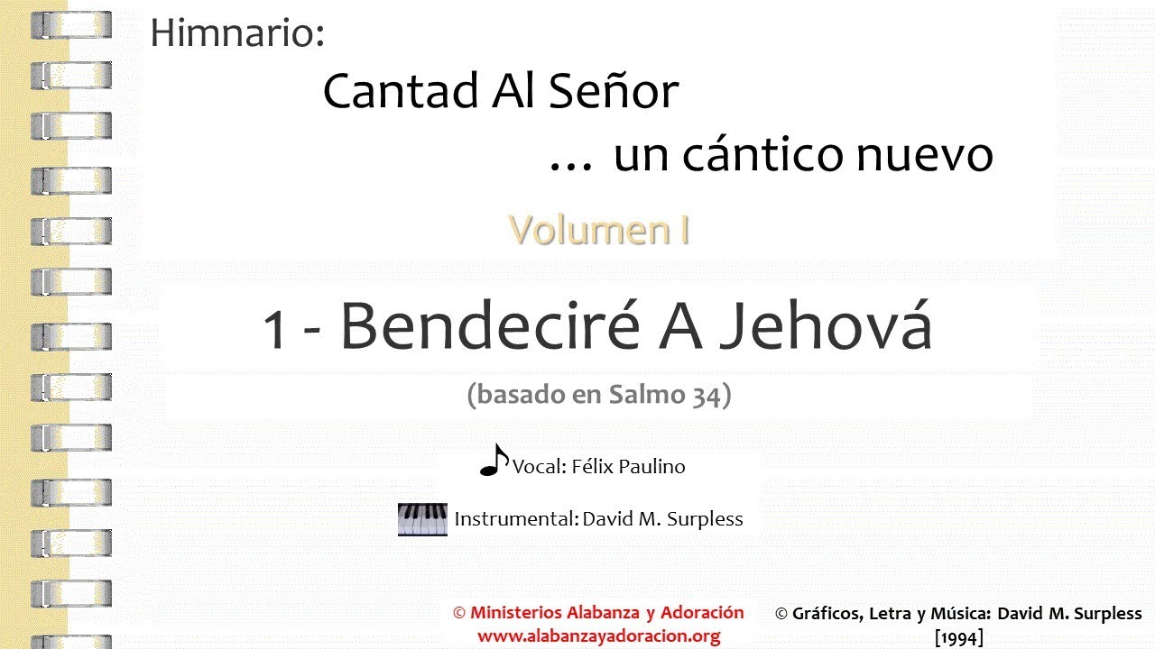 01 Bendeciré A Jehová (Vocal)