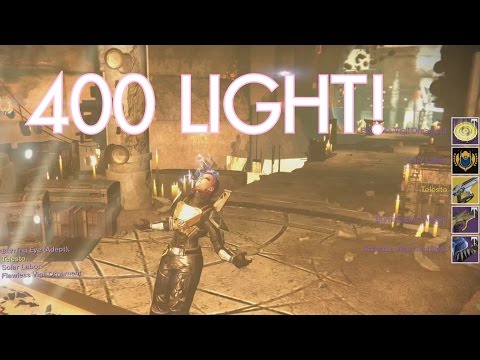 0 to 400 light | DESTINY POWERLEVEL | Age of Triumph