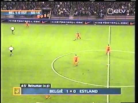 2003 (October 11) Belgium 2-Estonia 0 (EC Qualifier)