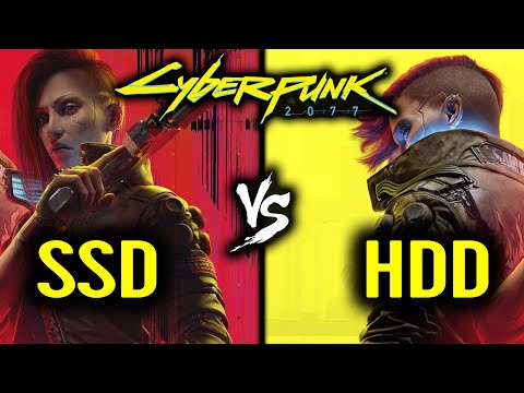 SSD vs HDD in Cyberpunk 2077 | NVMe SSD vs HDD + Loading Speed Test