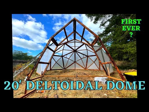 20' Deltoidal Geodesic Dome Build (aka kite dome, unity dome, etc)