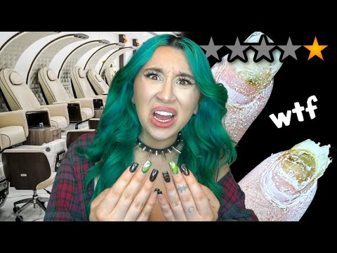 Getting My NAILS done at "FUNGUS" Nail Salon (CAT FISH NAIL SALON)