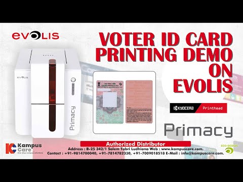 Evolis Primacy Id Card Printer