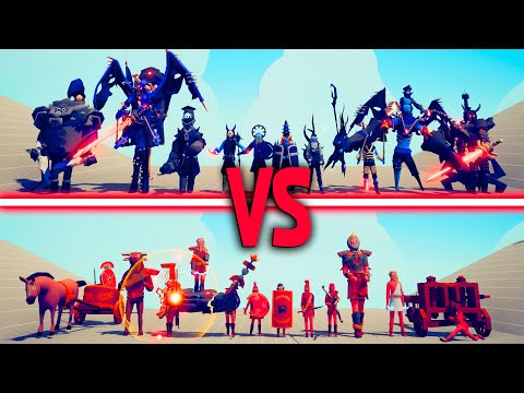 MEGA EVIL TEAM vs MEGA ANCIENT TEAM | TABS - Totally Accurate Battle Simulator