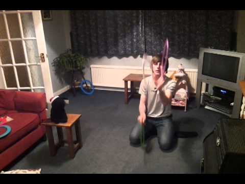 Ryan: Juggling ring tricks - hoop the dog