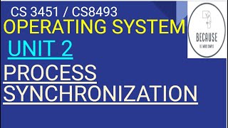 2.8 Process Synchronization and Producer Consumer problem in Tamil