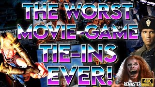 The Worst Movie Game Tie-ins Ever Made (4K Remaster) #retrogaming #badgame #moviegame 