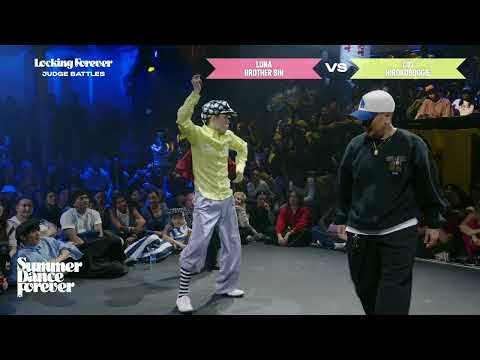 Luna & Brother Bin vs Cio & Hirokoboogie JUDGE BATTLE Locking Forever | Summer Dance Forever 2025