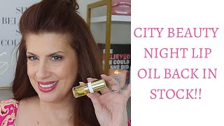 BACK IN STOCK🤩 CITY BEAUTY NIGHT LIP OIL.