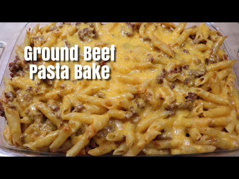Ground Beef Pasta Bake / Easy & Delicious Recipe