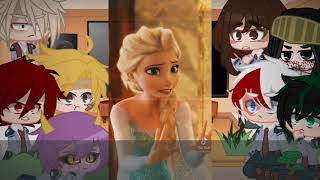 //MHA react to Elsa//\