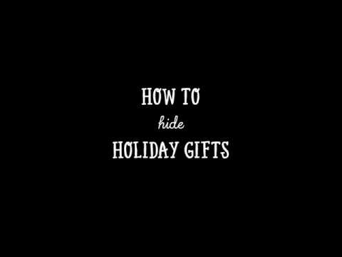 ⁣How to hide holiday gifts