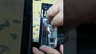 How to open a fingerprint lock without a key for YLK series