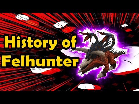 The History of Warlock Pets - Felhunter (Vanilla WoW to BfA)