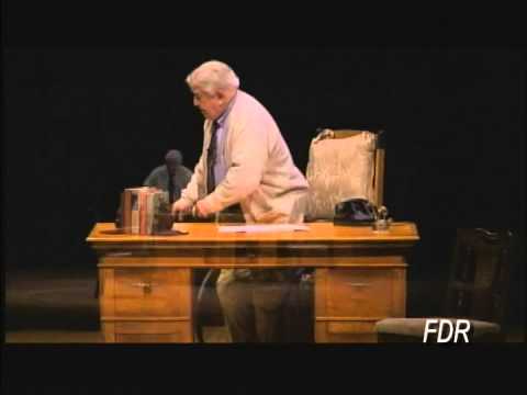 Ed Asner starring as FDR